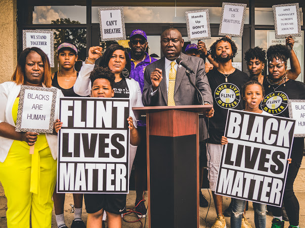 Black Lives Matter Flint community gathering