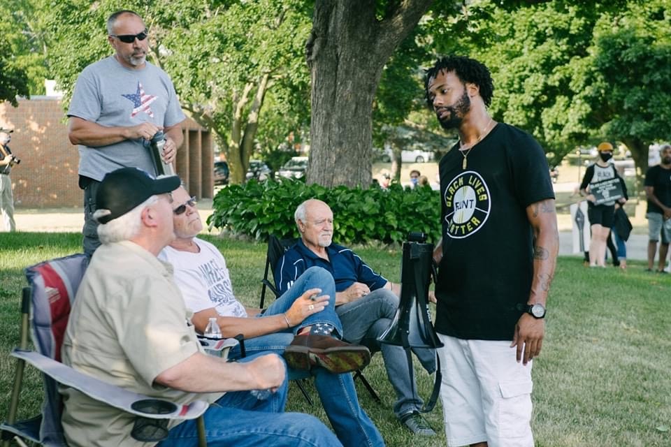 Black Lives Matter Flint community gathering